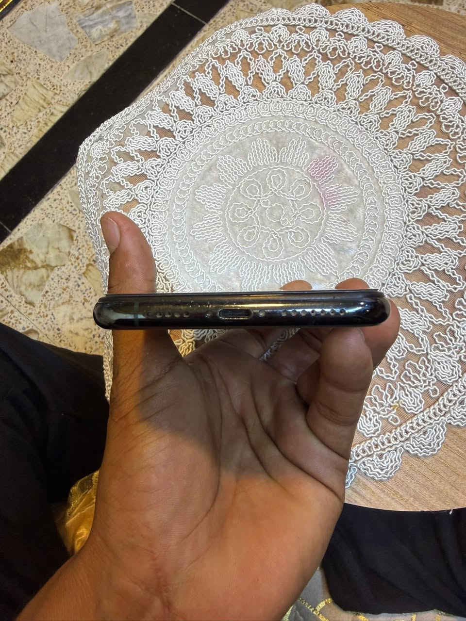 سلام عليكم
ايفون 11pro max ذاكرة 256 اللون زيتوني بدون ملحقات مبدل شاشة وبطارية جهاز حلو ونضيف لا شخوط ولا شي ضهرة جديد فقط الشاشة والبطارية مكاني اليرموك ***********السعر 200 الف
