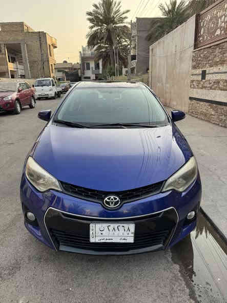 السلام عليكم

كورلا 2014 امريكي 
ماشية 131 ميل
فئة ال s فول
لون ازرك 
فتحة -تحكم ستيرت -شفتات -زنون -كشنات جلد ومخملي- سبورت+ ايكو 
رقمها بغداد وبأسمي تحويل ثاني يوم سنوية تخلص 2027 
حادثها جاملغ ايمن وشويه من البنيد بارد
وجاملغ خلفي ايضا بارد  
والكير بيه مشكله بسيطه اول تشغيله الصبح لازم 30 ثانيه يحمه
السياره صارلها 3 سنين يمي 

السعر 118 وبيها مجال
موبايل ***********
