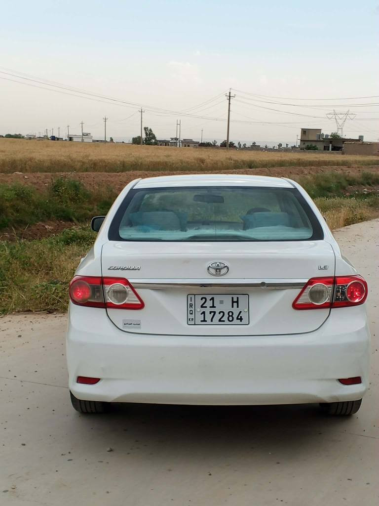 كورولا موديل 13 رقم اربيل سنويه جديده بيها مكانين بارد وصندوك كارت اثر تكشير محرك وكير شرط تبريد ثلج صدر جديد مكاني ناحيت الرياض قريه الكفاح السعر 128 بي مجال قليل *********** كركوك, العراق
