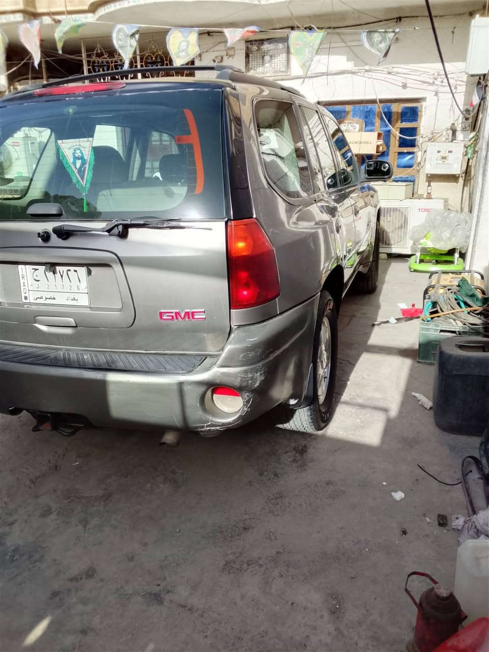 السلام عليكم سياره جمسي انفوي موديل 2006 السياره مكفوله كفاله عامه قطرت صبغ مبيها رقم بغداد بسمي السعر 96وبيها مجال رقم الهاتف ***********مدينه الصدر
