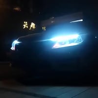 ⁨ ✨ حول سيارتك لستايل جمبازي انيق مع شريط الإضاءة المرن للحاجب!  🚗 إضا...