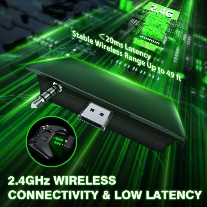 " #سماعة_ألعاب لاسلكية احترافية "!!
 طراز WolfLaws X3 Xbox Series. 
#بسعر_25_الف_فقط. طبعاً سعرها اغلى من هذا الشي هاي حاجه مرتبه امزونيه 

* متوافقة مع منصات متعددة (Xbox, PS5, PC, Mac, Nintendo Switch).

* مزودة بمحرك صوت 50 ملم.

* تدعم الاتصال اللاسلكي 2.4 و بلوتوث.

* توفر صوت محيطي ثلاثي الأبعاد (3D Surround Sound).

* تتميز ببطارية تدوم حتى 50 ساعة.

* تتضمن ميكروفون بخاصية إلغاء الضوضاء.
العنوان العباسيه.. خلف المحكمه للتواصل.. الاتصال ***********
