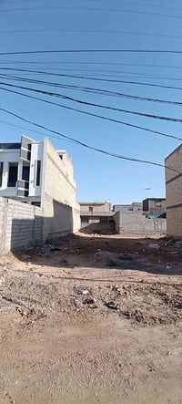 قطعه مساحه 324 الواجهة 9 النزال 36 المكان القطعه  مكاسب  قريه جبور  لل...