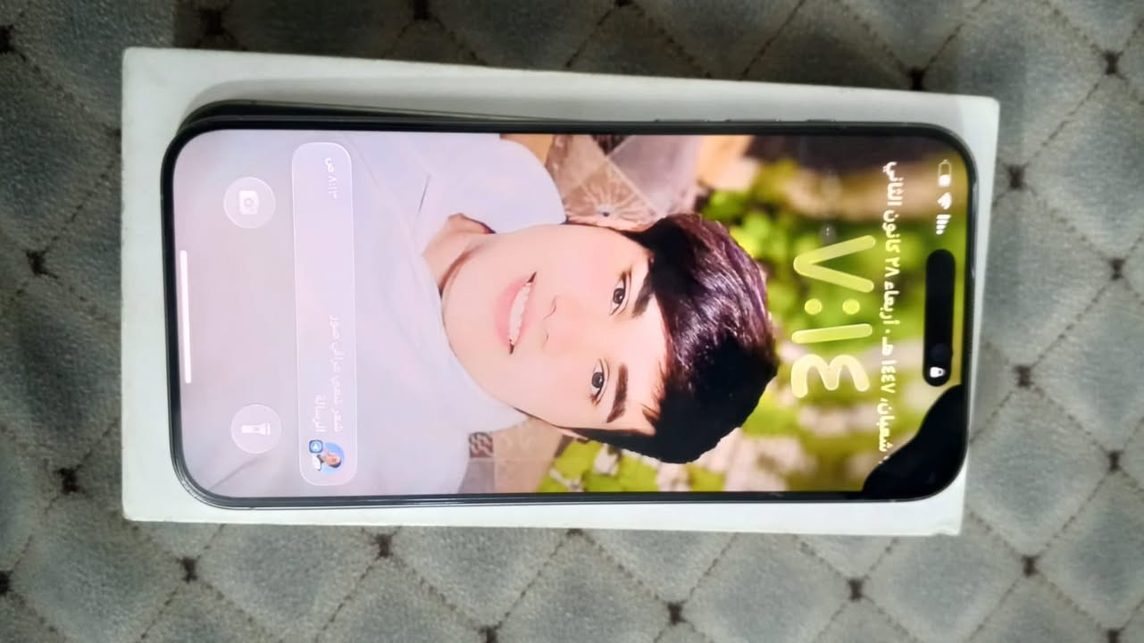 السلام عليكم ايفرون ١٥بروً ماكس البيع بي سواد بل شاشه يلمس بمكان سواد ما مئثر على شاشه ذاكره ٢٥٦ 
بطاريه ١٠٠ما مفتوح  سعر ٦٠٠وبي مجال مكاني 
مدينه الصدر ***********
