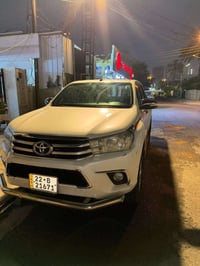 هايلوكس 2016 خليجي بيهة حادث جاملغ و باب جهة السايق مبدل نفس اللون شرر...