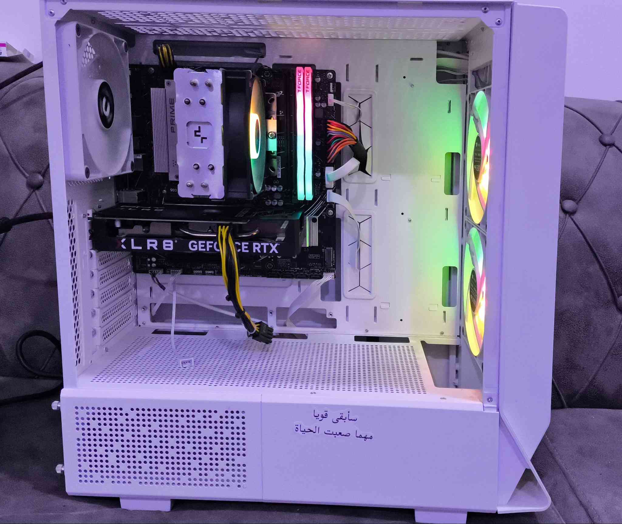 السلام عليكم 

بي سي للبيع 

RYZEN 5 7600

RTX 4060 ZOTAC 

B650M-A II ASUS 

16G RAM DDR5 RGB 6000

COOLER AG400

500G M.2 SAMSUNG 980PRO GEN 4

600W PSU THERMALTAKE 

CASE THERMALTAKE 3FAN RGB ابيض

WINDOWS 10 IOT ACTIVATION 

ملحقات هدية

ماوس لوجتك 502 مع اثقاله

يدة بلي 4

السعر 1100 

رقمي *********** متواجد فيس او واتساب

مكاني بغداد الدورة شارع 60 ما عندي توصيل
