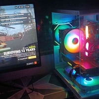 جهاز PC كامل للبيع سعر 850الف دينار – جاهز للألعاب والتصميم 🎮💻ملاحضة ج...