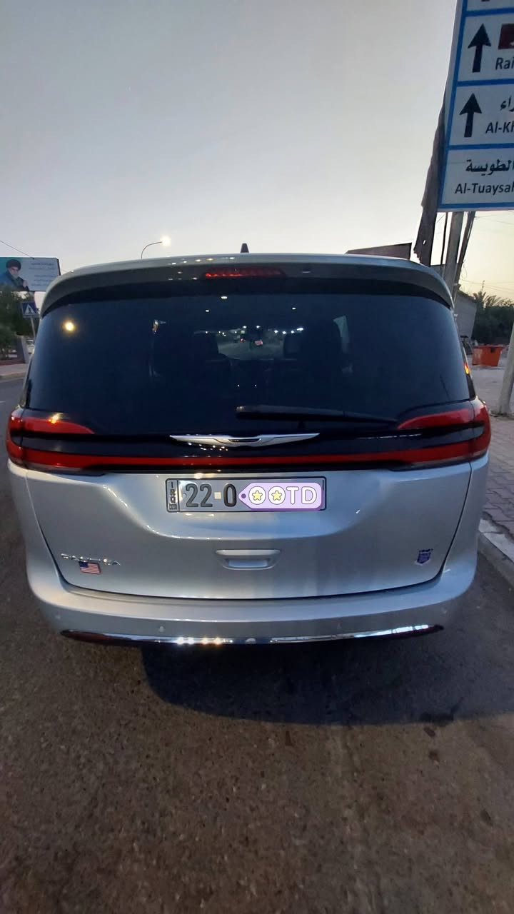 للمراوس او بيع
السلام عليكم 
كرايسلر باسفيكا موديل 2023
#رقم اربيل تسجيل جديد
#الضرر: باب الجنطة فقط بدون داخل وشاد باب بلادي نفس الون بالظبط
 #المواصفات   
رادار امامي تفاعلي متعدد الاستخدام
لايت زينون عالي وناصي متحرك عند الاستداره مع حاجب LED مع كشافات دعامية زينون
بك لايت لد
حساس خلفي
 حساسات الاجتياز الجانبية ( نقاط عمياء )
 كشافات دعامية اصل 
 بصمة باب 5 وبصمة تشغيل+ وتشغيل عن بعد 
كير ماوس
كشن ذاكرة (خزن ميموري) لكرسي السائق
 طقم ويل حجم 18  
 كاميرا خلفية دوارة مع الستيرن  
 ابواب جانبية كهربائية مع بردات اصلية 
 داخل السيارة اسود وبيجي بلادي + كشنات جلد وتدفئه مع السترين
 شاشة دشبول دجيتل +شاشة السيارة كبيرة تدعم ابل كار بلي 
 السيارة 7 راكب مع 3 قطع تبريد مع تحكم خلفي
هند بريك بصمه
اوتو ستوب
قياده ذاتيه
تحديد مسار
مانع انزلاق
نظام ABS
رادار امامي
رادار خلفي
منافذ تايبسي+USB+AUX
هيتر بالمريات الجانبيه
محرك 6 سلندر 3600
ماشيه ٥٨ الف
سيارة جديده معنا الكلمة  #الموبايل***********
#العنوان البصرة الجزائر 
#السعر225 $
