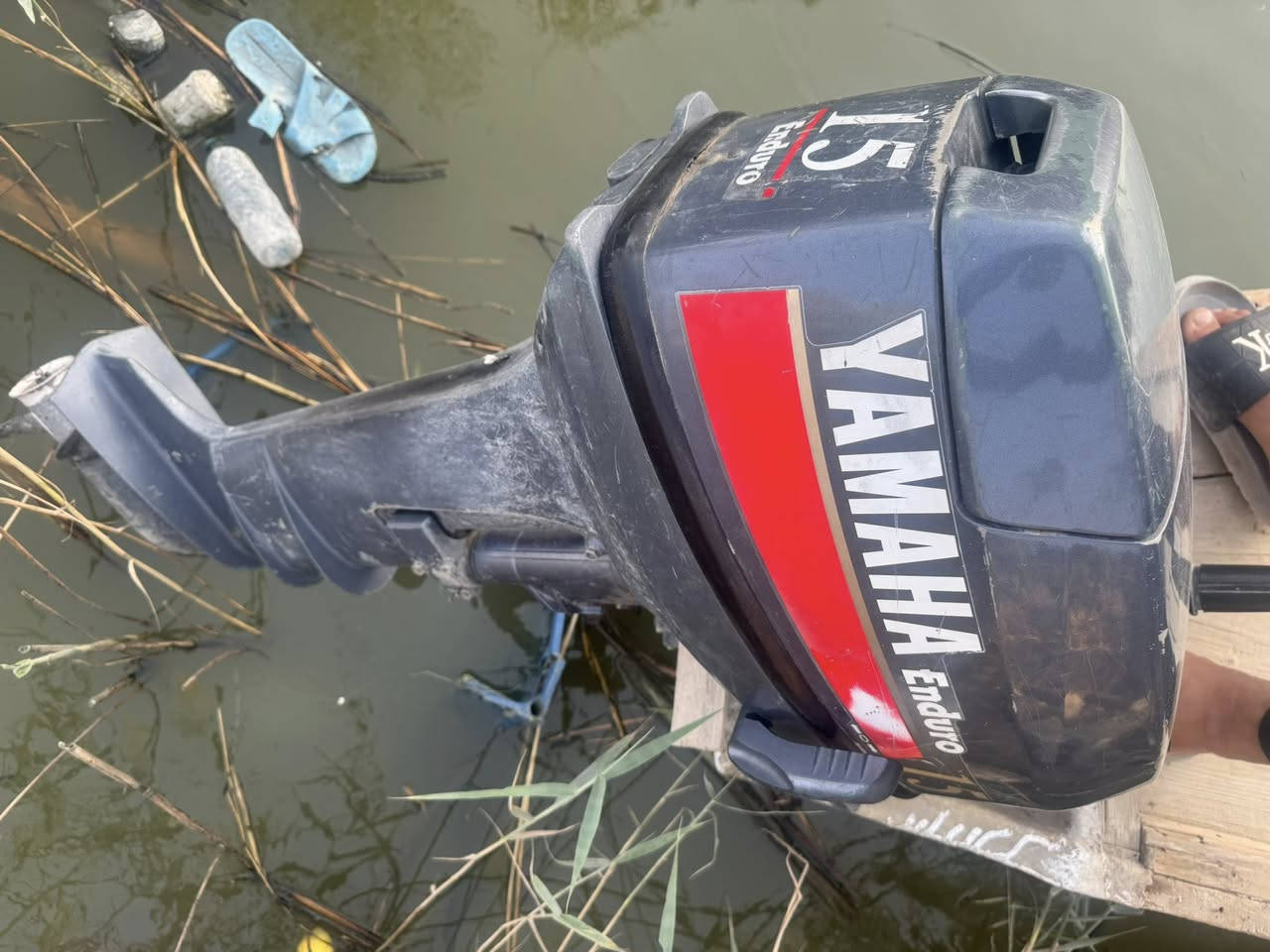 مكينة 15 توهاتسو للبيع مع مكينة ثانية 15 ياماها مع جينكوة فيبر كلاس طولها 15 ذراع الشراي يتصل (***********)
