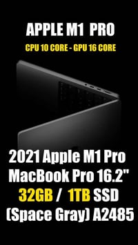 M1 Pro • ١٦.٢ بوصة • ٣٢ جيجا رام