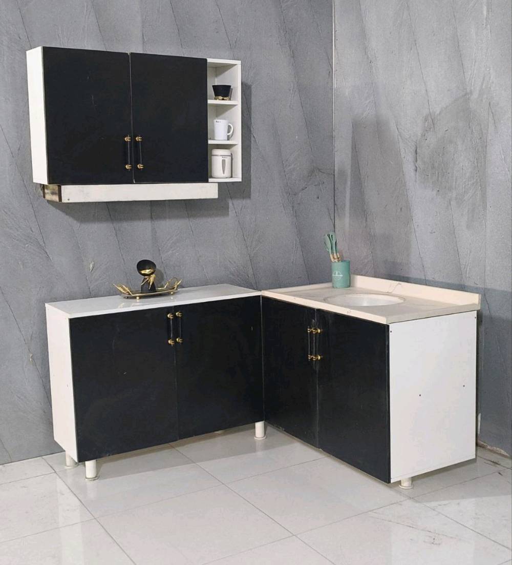 كاونتر خشب mdf ثلاث قطع قياس متر سعر 200 الف متوفر توصيل للحجز مراسله واتساب