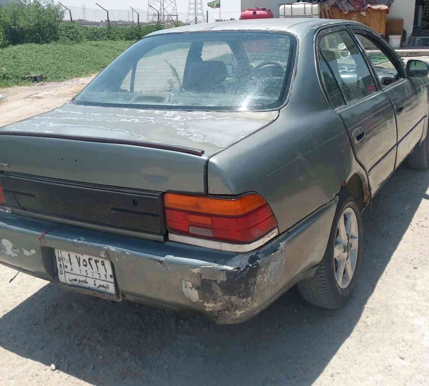 كورلا مديل 93 رقم بصره تحويل ثاني يوم سنويه لل25
مكينه تبخير كير جديد تخم تاير دواخل جدد 
*********** المكان البصره السعر 32 وبيه مجال
