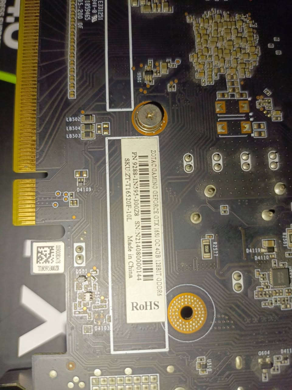 كرت شاشة GTX 1650 4GB OC ZOTAC 125 الف وبي مجال مكاني بغداد مدينة الصدر ***********
