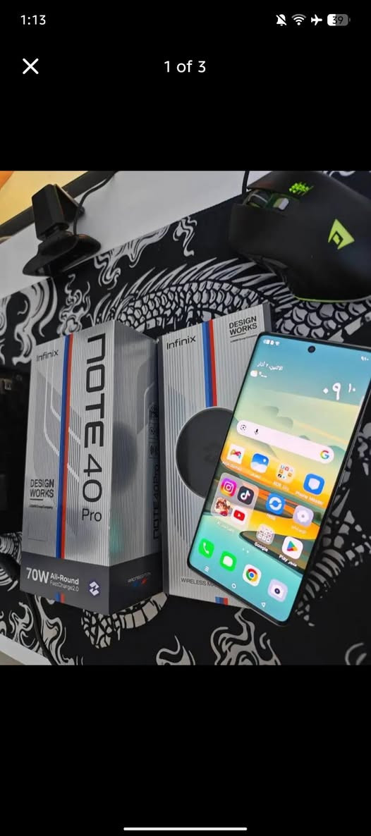 نوت 40 برو مامفتوح ب٢٠٠ بغداد الكماليه ***********
