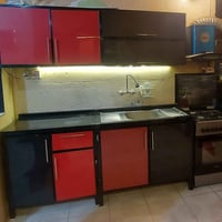 كاونتر ٦ قطع • طباخ ٦٠×٦٠ • ثلاجة ١٤ قدم