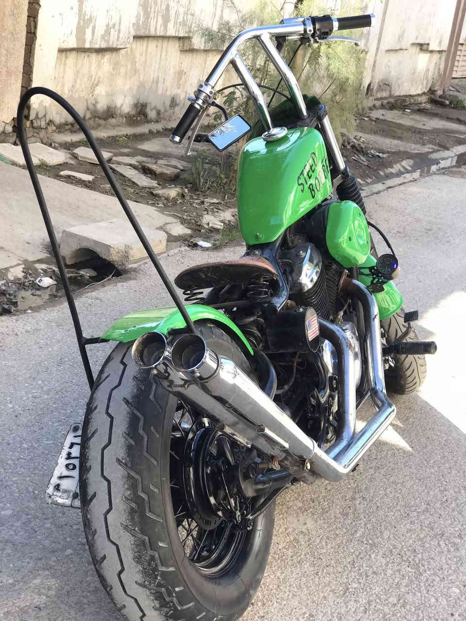 هوندا ستد بوبر  مكينة 400 
دراجه فول تزويد ومناقصها كشاية 

كابريتر جديده 
تخم بلكات 
ستيرن جيكانو ببر عمل ثقيل وليس تجاري 
صلنصات تعليك صوت دوية رعب 
بجم سبورستر 
تانكي فايبر كلاس انسه لزنجار 
الف متذب عليها 
 
دراجة بلواقع احله من صور نصبه تخبل وترايها بعد احلى 
دراجه كلها عل ايدي مكينه خرسه شرط متسمع صوتها 

رقم بغداد لوحه وسنوية وشرط تحويل 
ا
 ديالى بعقوبة ***********
السعر 15 ونص ومجال قليل
