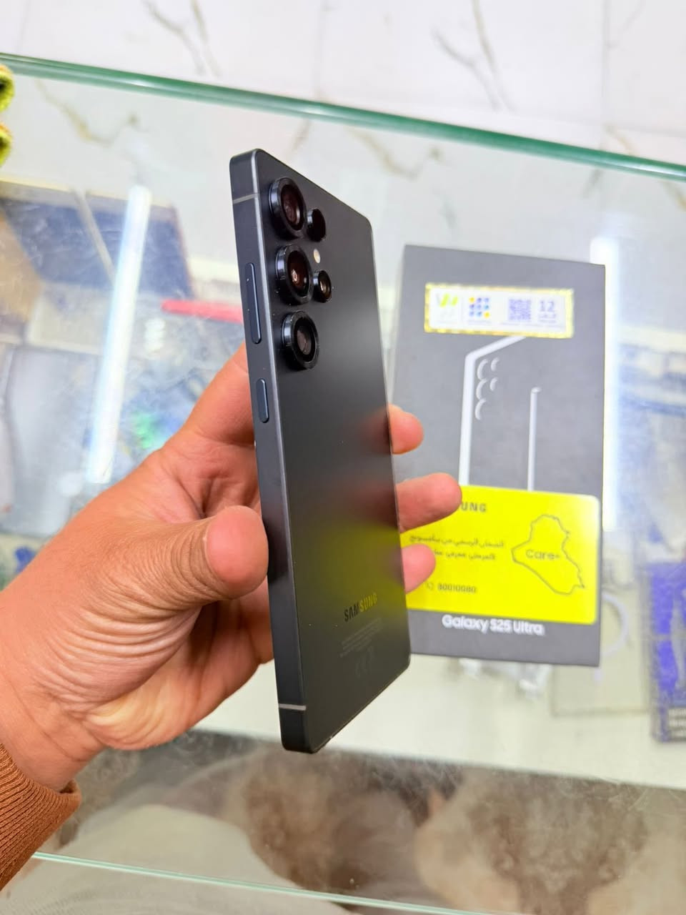 سامسونج اس 25 الترا ابو ضمان كارت شاشة ذاكرة 256 مستخدم يوم واااحد فقط
مفتوح فقط من الكارتون نظافته ١٠٠/١٠٠  
مع العلم سعر الجديد 1425 
((( السعر هذا جهاز جدا مناسب حلو 🔥)))
وشعندك للبيع او مرواس او تشتري كلشي نستقبل راسلني عالخاص عنواني النجف 
*********** رقمي هذا للاستفسار
