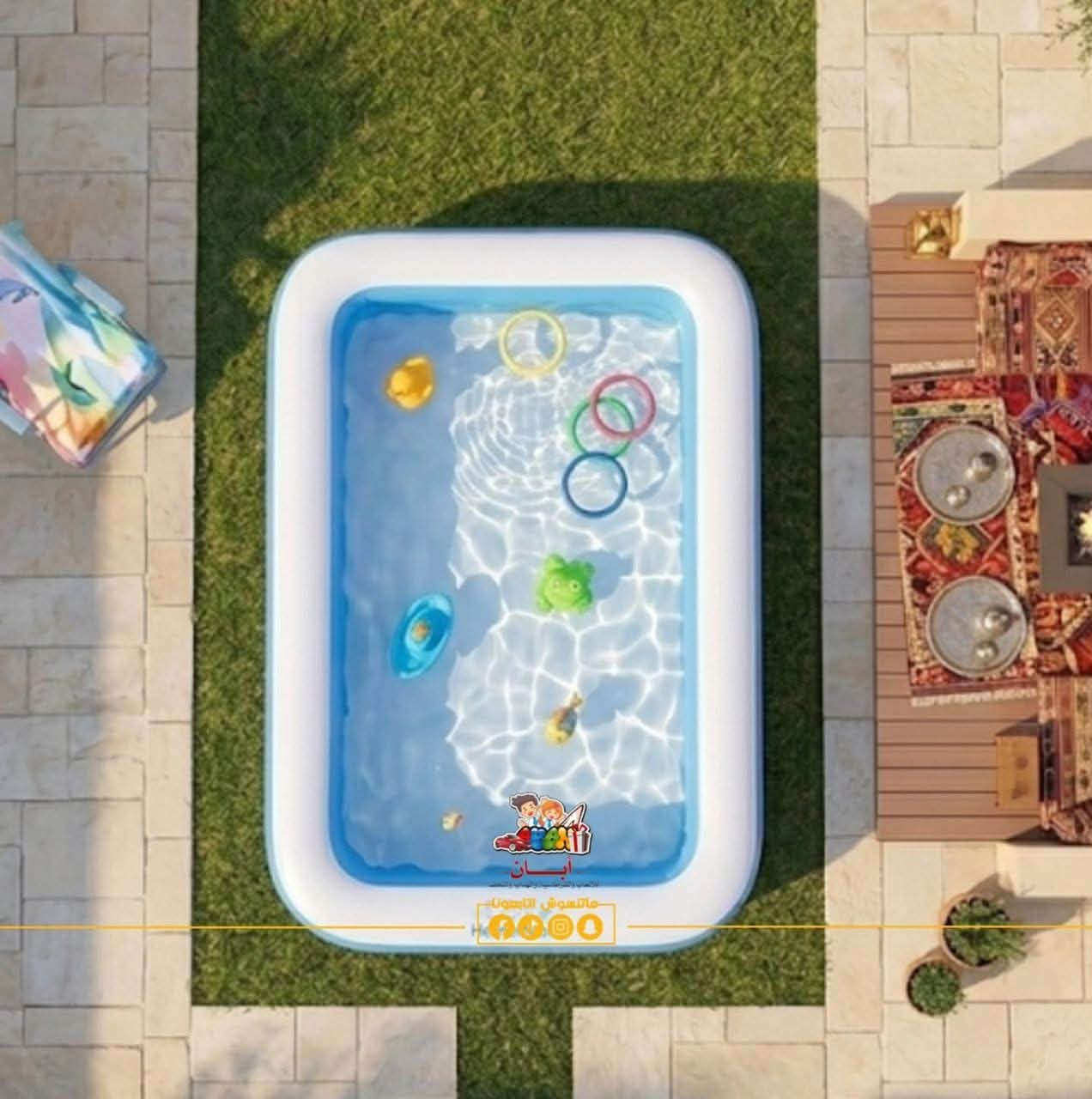 💦🏊‍♂️ انتعاش ومتعة حتى في الحديقة

حوض السباحة ... الحل المثالي لأجواء الصيف الحارة. ☀️

✅ سهل التركيب
✅ مناسب للأطفال
✅ متعة لا تنتهي

السعر 15.000 فقط


**إذا كنت صاحب هذا الإعلان وتريد حذفه لأي سبب، رجاءا أرسل رسالة إلى الدعم الفني**