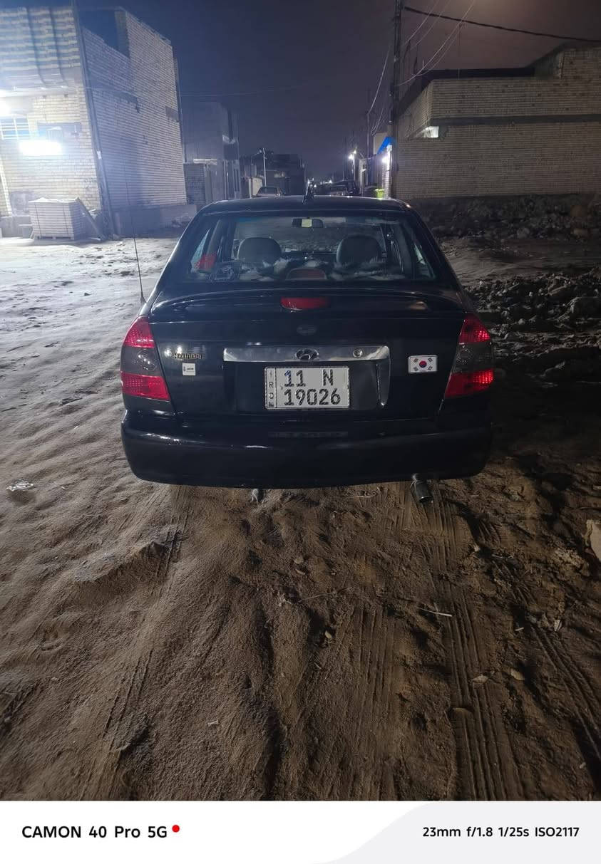 سياره اكسنت موديل 2002محرك ومكينه مكفولات شادلهة محرك مال اكسنت صابونه صدر جديد تدفى تبريد  مصبوغه صبغ عام للجماليه الرقم بغداد النكليزي مصفره غرامات السعر ٥١ ورقه وبيهة مجال قليل ***********
