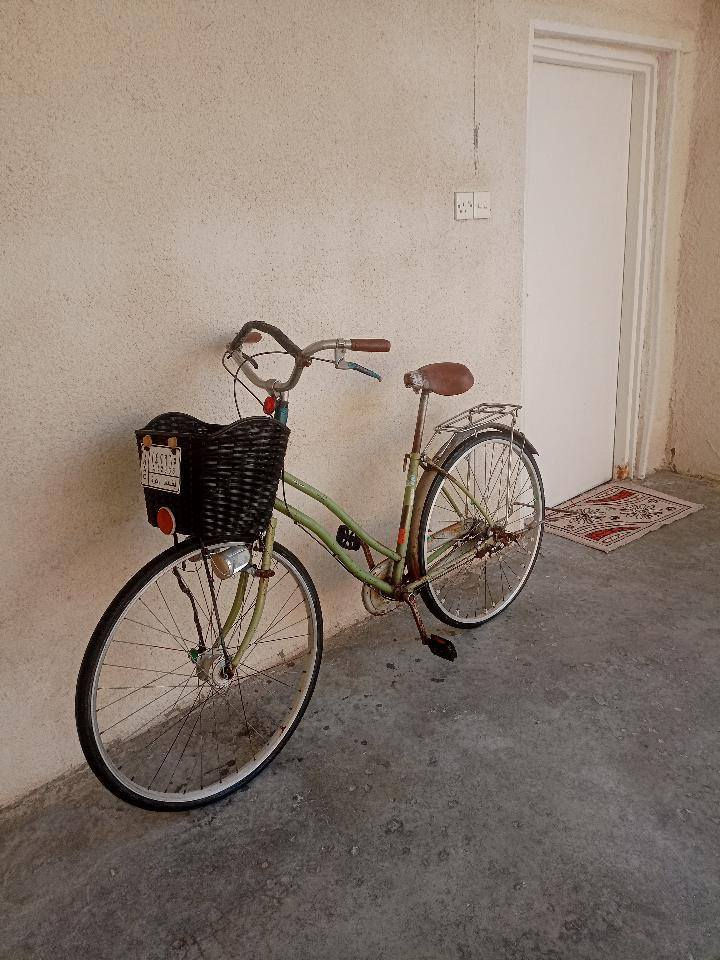 باسكل بناتي
حجم 27
باسكل رمبا 
صبغ ابلادي ما مصبوغ 
مع سيبايا 
مع رقم
مع سله 
ما امبدل بي شي 
سعره 75الف وبي مجال بسيط حك الجيه 
الرقم ***********واتساب أو ماسنجر
