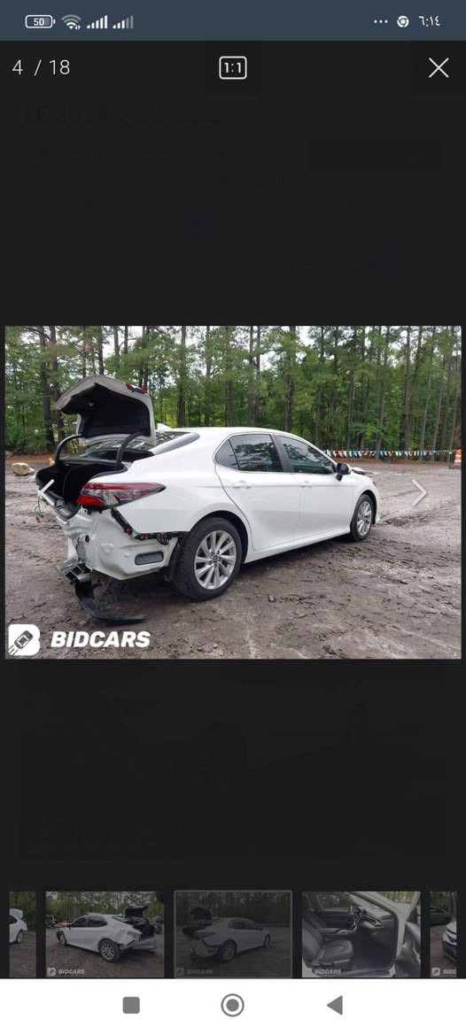 كامري ال اي 2024 رقم كركوك شهداء شرط الوكاله والتحويل ماشيه 22الف السعر 200وبيه مجال حك الجيه  مكان السياره ناحية الزاب قرية اصيبح تحتاني التصال***********
