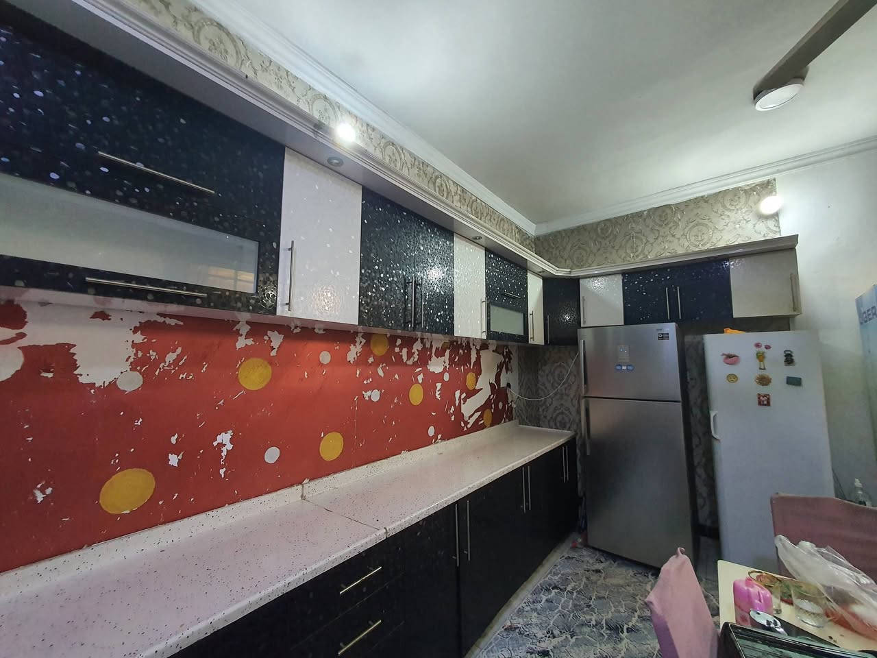 كاونتر تركي MDF نظيف
قياس ١١ متر مع كاونتر سنك العنوان / الحلة 
للإستفسار الاتصال ***********
