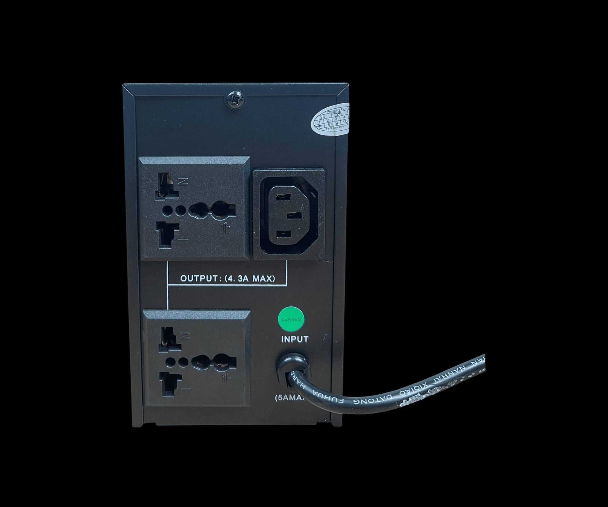 يو بي اس جديد للبيع كمية محدودة 850VA يعطي وقت تشغيل 40دقيقة ضمان شهرين استبدال  سعر 40الف فقط 📩 للطلب والتواصل خاص
📱 واتساب فقط: ***********
🚚 توصيل متوفر لجميع المحافظات
