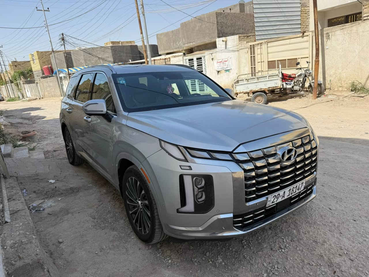 للبيع هونداي بلسايد كاليغرافي 2023
أعلى فئة بالمواصفات (كاليغرافي) 🌟
7 راكب، محرك 6 سلندر 3800، استخدام بنزين عادي، والسيارة جاهزة من كل شيء.
مرقمة واسط حادث بنيد فقط وصبغ
ماشية 36 ألف ميل
رقم شاصي متوفر للتأكد والفحص
رقم نكليزي جديد ومداور ثاني يوم

للاستفسار:
📞 ***********

السيارة نظيفة وجاهزة
عنوان السياره الناصريه ذي قار

سعر 315
