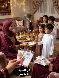 ظرف العيد ٨ قطع • مسابقة ١٠ فائزين • قرطاسية الاندلس