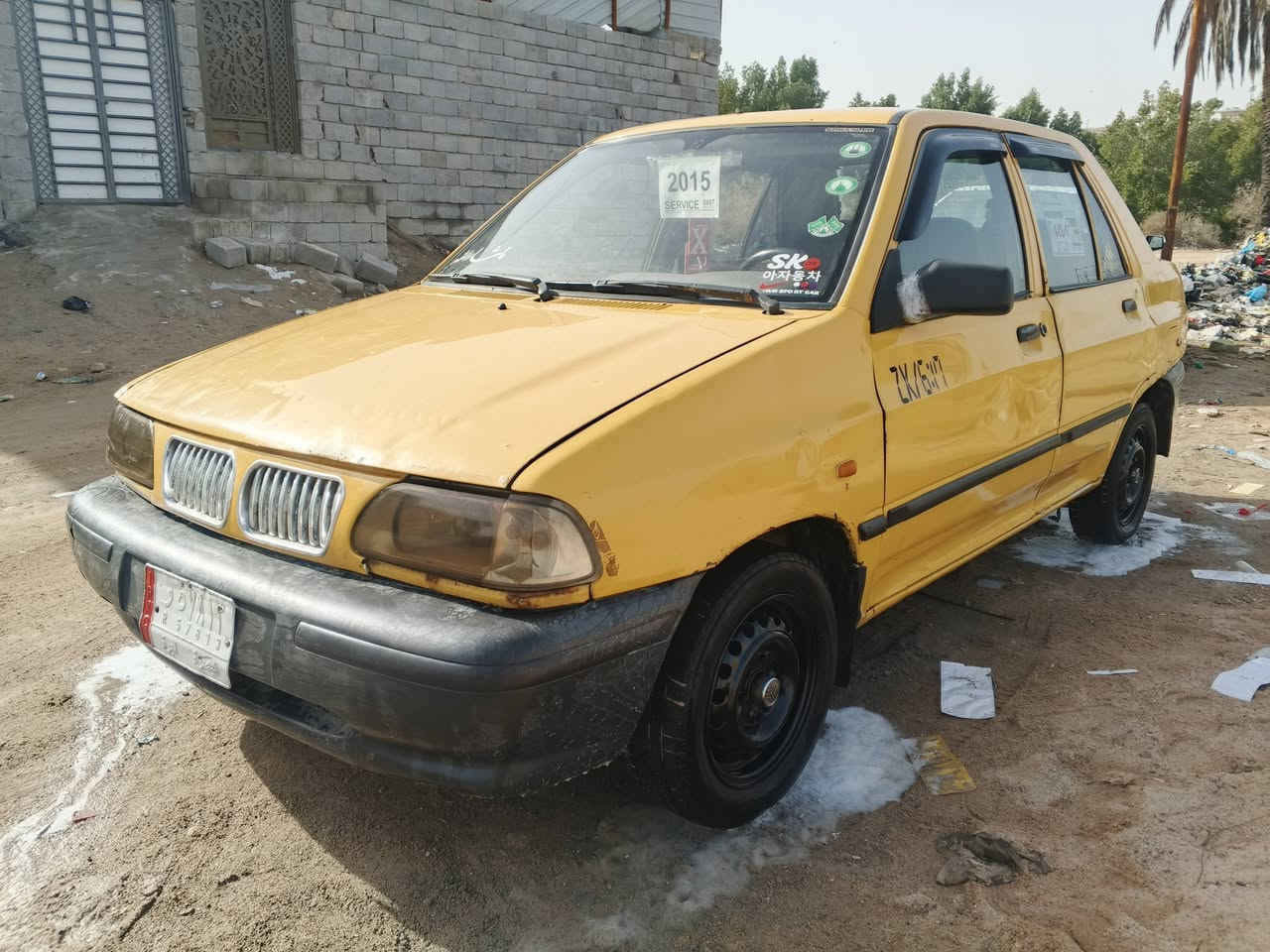 السلام عليكم سايبه 2015مكفوله من الضربه مكينه جديده كير الرابع ايفلت حداديه تخم تاير جاهزه رقم بصره الماني لسعر 20وبيها مجال الاتصال عل رقم ***********المكان البصره كرمه علي ***********
