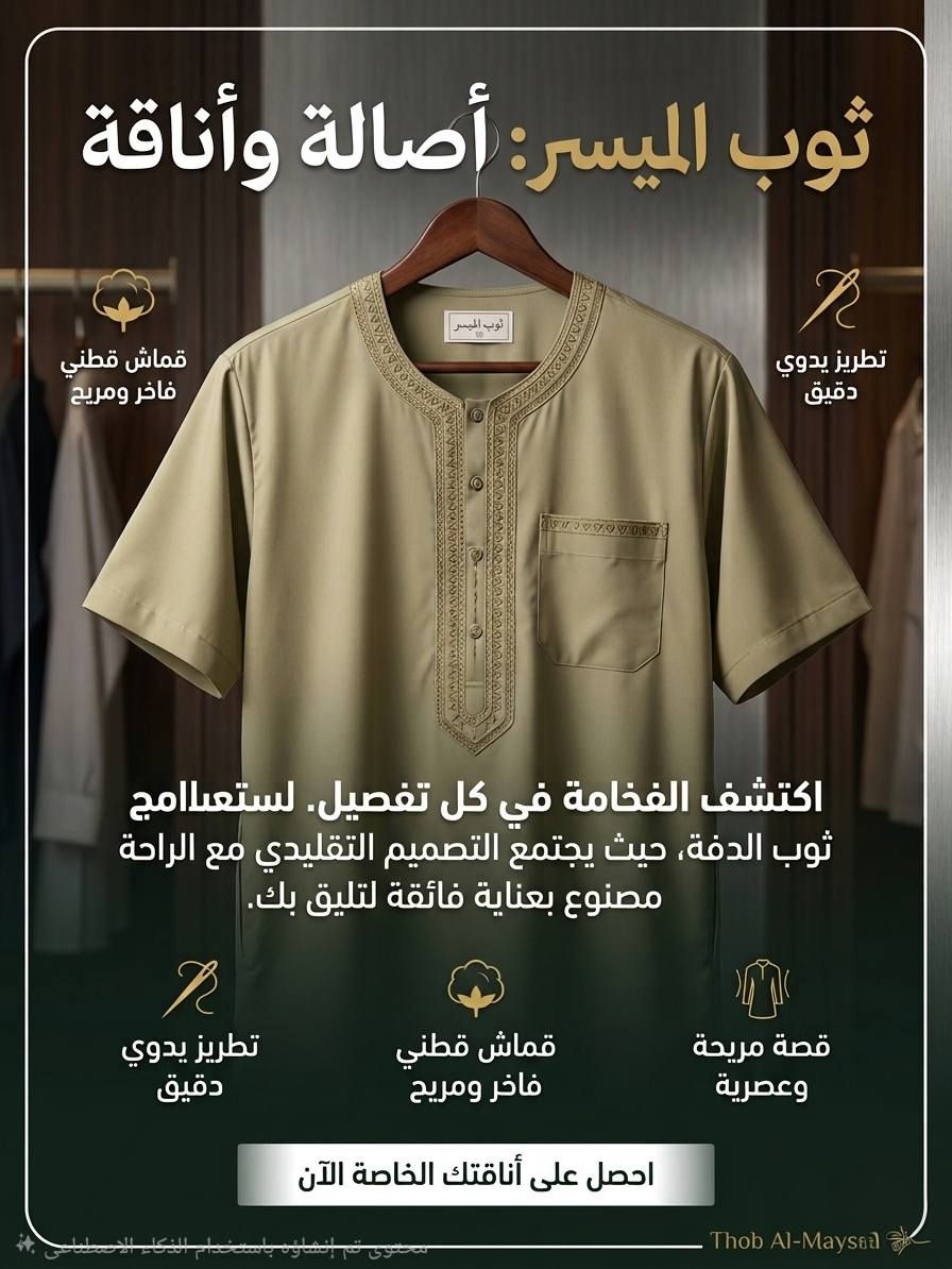 السلام عليكم
 وصلتنه ليوم كلابيه رجالي شي راقي جداً واحسن قماش بسوك 
وبسعر بلاش بس 6 الاف وقطعتين ب11 الف
 📍عنوانه شرقاط /قريه الحوريه /قرب جسر الحوريه 
مجمع ابو ميسر ***********

