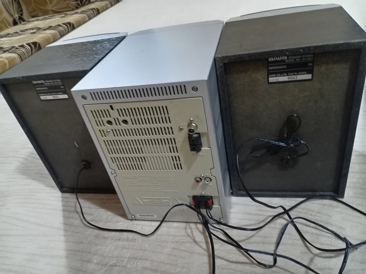 راديو ومسجل وسيدي وأواكس من شركة أيوا
الجهاز نظيف جداً جداً وعلى بلاده بدون أي نقص أو خلل نهائياً
الراديو ثلاث موجات
FM... MW... LW

المسجل شغال مع التقديم والترجيع ويقلب الشريط على الوجهين
تضخيم وتنغيم الصوت

السعر 65 الف
يوجد توصيل


**إذا كنت صاحب هذا الإعلان وتريد حذفه لأي سبب، رجاءا أرسل رسالة إلى الدعم الفني**