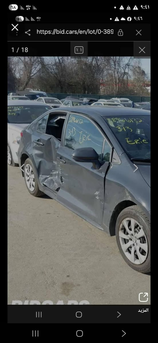 تويتا كرولا ٢٠٢٤. بنزين  يابان اصلي سيارة جديد. ماشي. ٣٢ ميل  مواصفات. Le مرغوب    بي. بابين صبغ     صبغ  شرط. كل شي  ايرباكات سونر موجود سليم كله  سهر ١٥٩ *********** طوز, صلاح الدين
