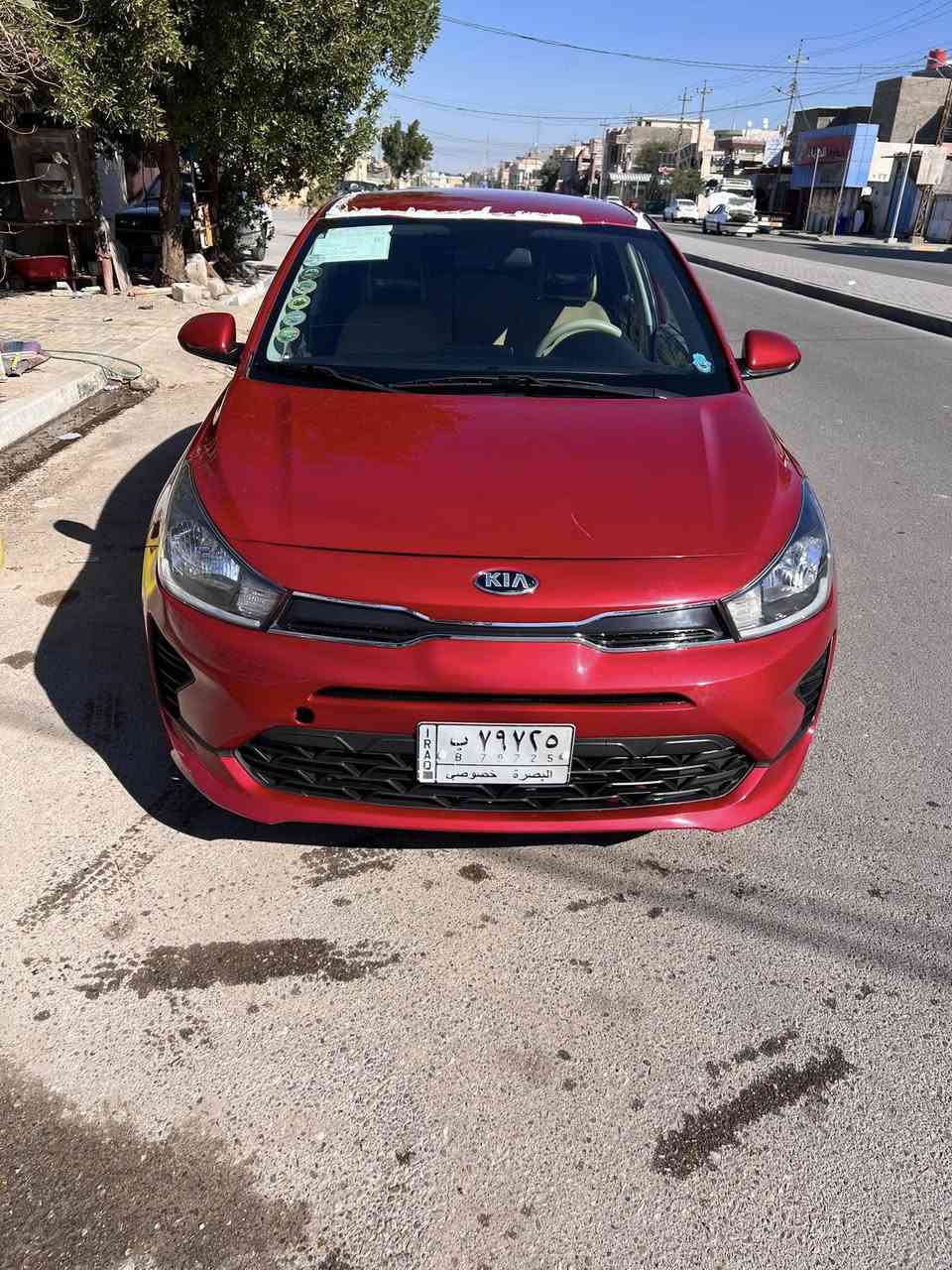 كيا ريو مديل 2021 معوقين بصره وارد امريكي حادث دعاميه او عرضانيه بدون دواخل او بدون فتح اي قطعه سياره نضيفه حداديه او تخم تاير جديد  سياره ماشيه 56 كيلو قابله لزياده سعر 118 مكان سياره البصره قبلهً/***********
