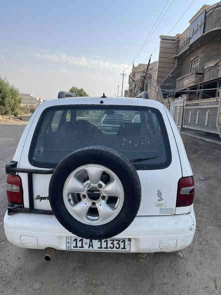 السلام عليكم سبورتج للبيع موديل 96 كير اوتماتيك محرك 2000 شغالة وتمشي والكهربائيات جيدة باتري جديد والباقي شوف العين رقم بغداد مكرر حلو بأسمي تحويل مباشر مكاني بغداد سعره 47 
***********
