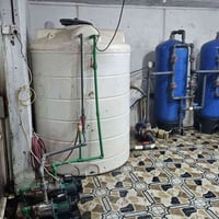 محطة مياه • تانكيات ٥٠٠٠ و٣٠٠٠ • مضخات إيطالية