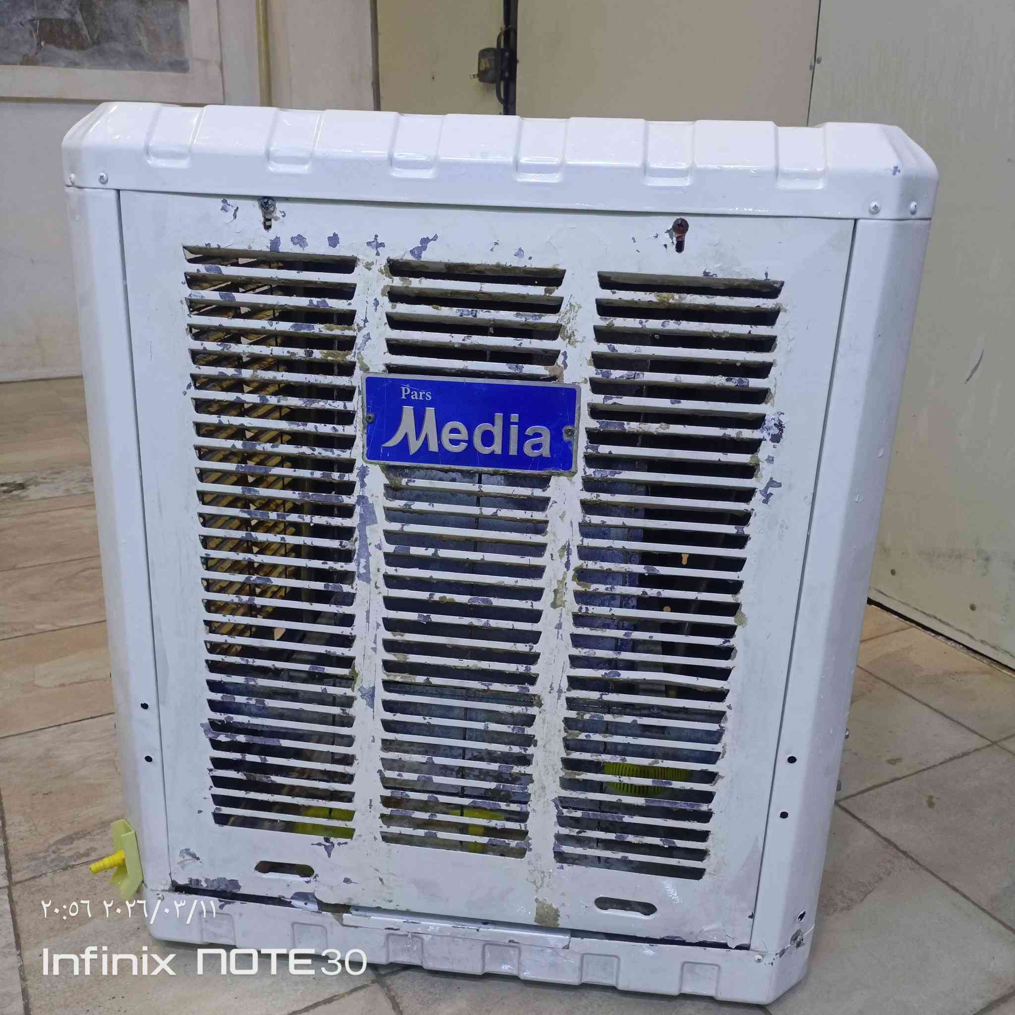 سلام عليكم للبيع مبرده نوعية ميديا سرعتين + دبل واتر بم استخدام موسم فقط بعده كلش جديده السعر 150 وبيها مجال عنوانه فلوجه
للاتصال
***********
***********
