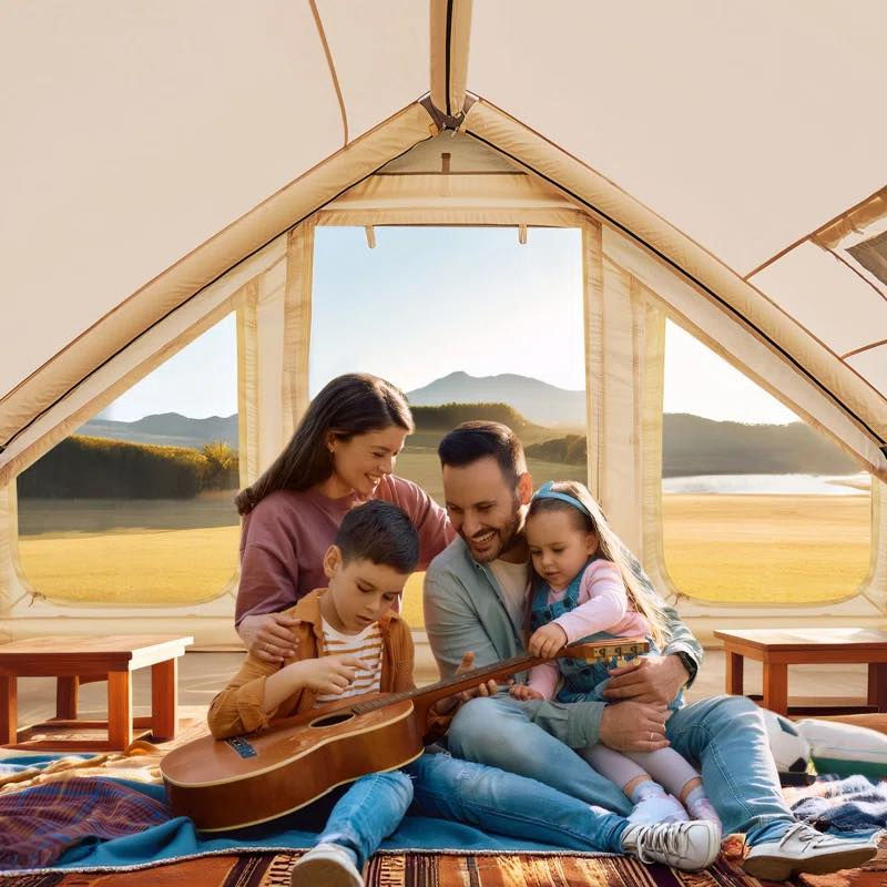 خيمة نفخ بهذا الشكل 
قياساتها ٣ متر ب ٢ وربع متر و ارتفاعها ٢ متر  
وتر بروف و ٣ طبقات مقوى 
مزاد و اعلى سعر ابيع بالعافية 
واتساب ***********
