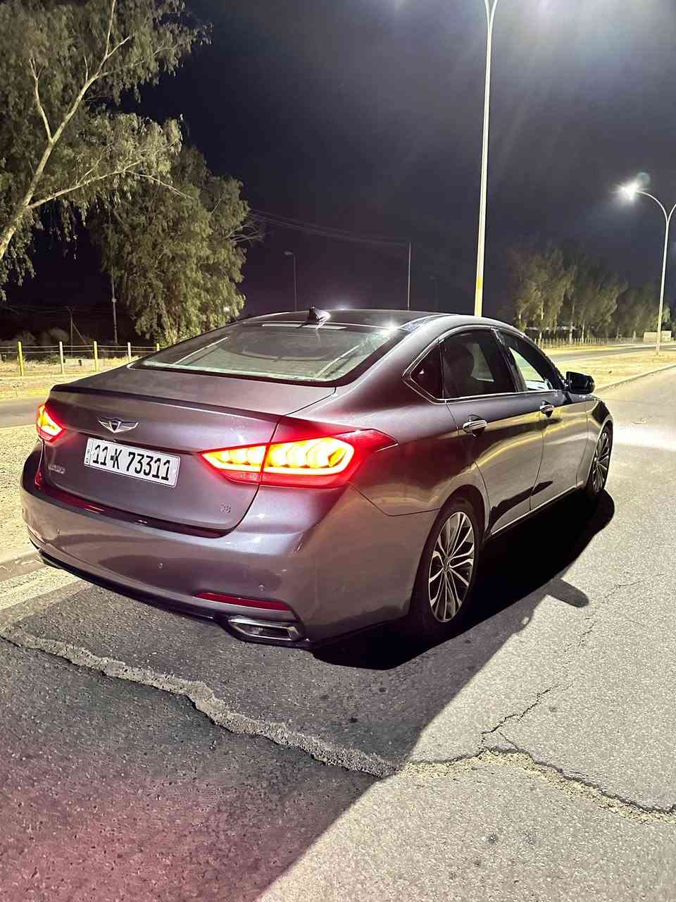 السلام عليكم
جنسيز 2015 g80 
3.8 
ماشية 123
1/1
باسمي تحويل مباشر 
ما بيها حادث بيها بارد
بدون معجون
مرشوشة صفحة السايق 
وقبق جنطة بدون معجون
مكاني بابل الحلة
***********  وات ساب 
السعر 145 وبيها مجال
