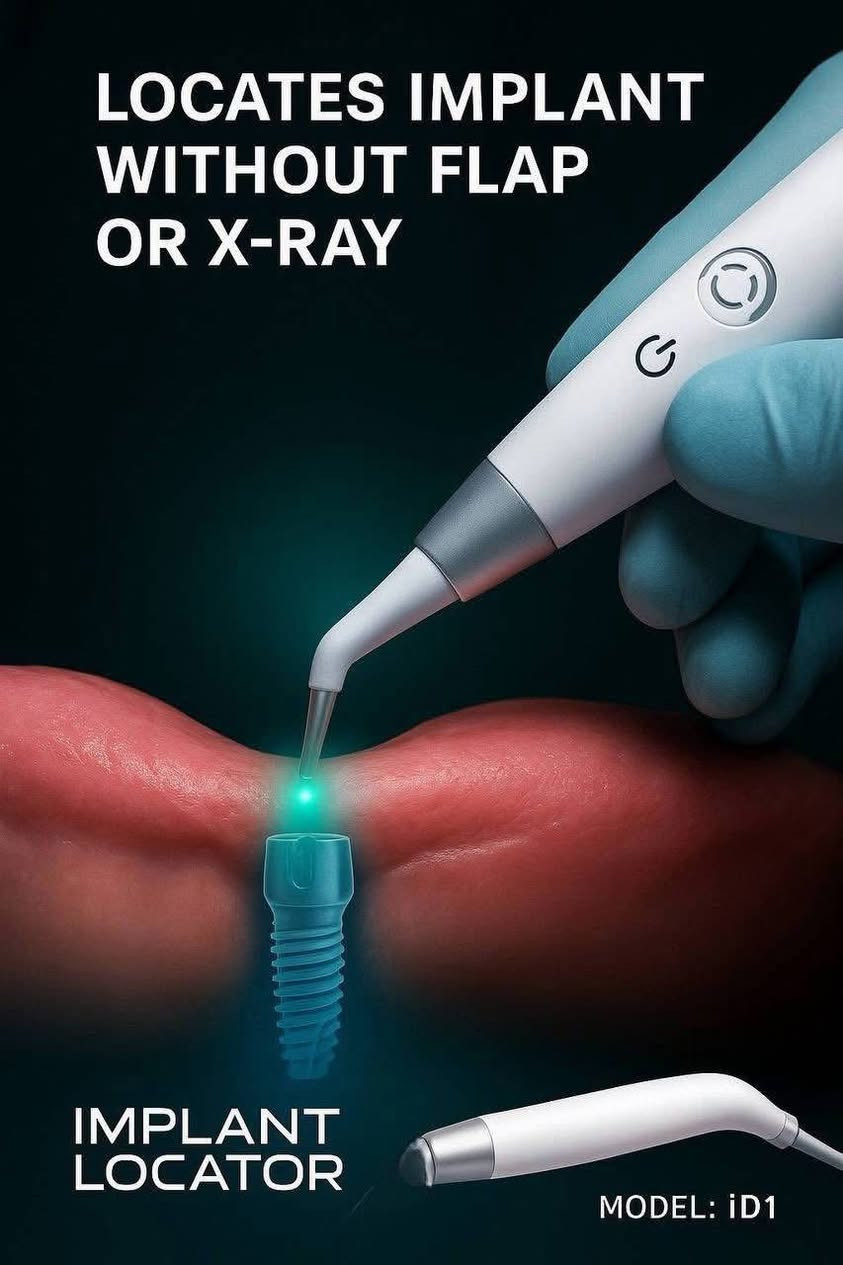 🚨 بزراعة الأسنان… التخمين أغلى من أي جهاز
خطأ بسيط بالمكان أو قرار متأخر بالتحميل
= تعب، وقت ضايع، ومخاطرة بسمعتك.

لهذا الحل مو جهاز واحد…
الحل جهازين يكمّلون بعض 👇

Implant Locator ID1
و
Implant Stability Meter iCheck

⸻⸻⸻

🦷 Implant Locator ID1

حتى ما تحفر ولا توسّع وانت متردد

• يحدد موقع الزرعة بدقة عالية
• يختصر وقت البحث والخطأ
• قراءة واضحة وسريعة بدون تعقيد
• تشتغل بثقة من أول خطوة
• متوافق ويا أغلب أنواع الزرعات
• خفيف، محمول، وبطارية تدوم

⸻⸻⸻

🦾 Implant Stability Meter iCheck

حتى تقرر التحميل وانت مطمّن

• يقيس ثبات الزرعة بدقة حقيقية
• نتائج فورية تساعدك تاخذ القرار الصح
• يقلل المخاطرة ويزيد ثقة الطبيب والمريض
• سهل الاستخدام أثناء العمل
• متوافق ويا أغلب أنظمة الزرعات
• بطارية قوية + شحن سريع

⸻⸻⸻

💡 ليش هالجهازين مهمّين؟

لأنهم:
✔️ يقللون الأخطاء
✔️ يختصرون الوقت
✔️ يرفعون دقة الشغل
✔️ يخلوك تشتغل بثقة مو على إحساس

⸻⸻⸻

🔥 الخلاصة
إذا تريد زراعة:
 • أدق
 • أسرع
 • وأضمن

ID1 + iCheck
هم أدواتك الصح داخل العيادة.

⸻⸻⸻

📞 للطلب والاستفسار:
***********
(فايبر • واتساب • تلگرام)

📩 الماسنجر & الإنستغرام:
Insta: hussen_alshaibani

🚚 توصيل لبغداد والمحافظات
💳 يتوفر البيع بالأقساط

