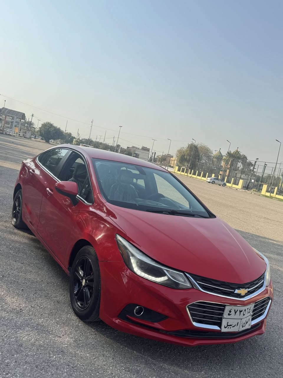 كروز موديل2017
بسعر88 وبيها مجال بسيط
مواصفات / LT
كير مكينه تبريد كهربائيات حدادية السياره نضيفه مناقصها برغي ..
 قطعتين بيها بنيد  والصندوك جوه العلامه فقط ..

 / شاشة اعطال 
شاشة كار بلي 
وكامره خلفيه دواره 
تحكمات ستيرن جهتين 
/ اوتو ستوب 
لد LED نهاري / 
مثبت سرعة  
مكان السياره : السيدية
للاستفسار :***********
