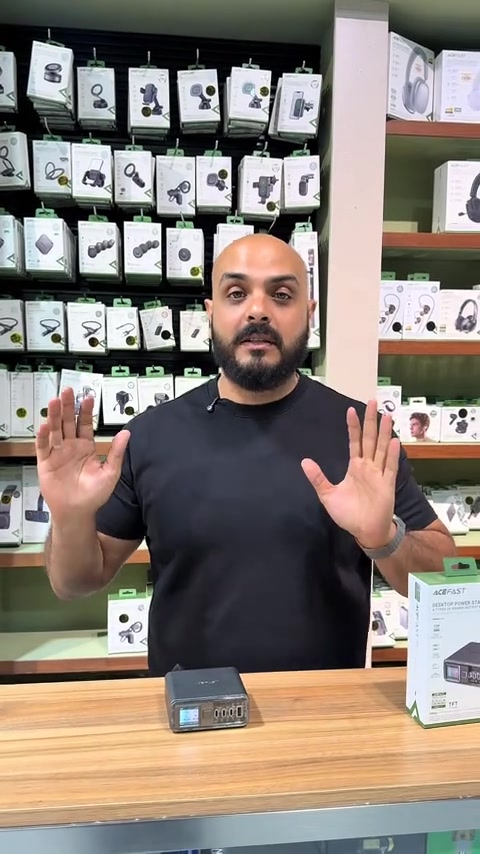 ⚡️ ACEFAST Desktop Power Station 218W GaN ⚡️ شاحن مكتبي احترافي بقوة جبارة وتصميم عصري مناسب لكل أجهزتك 🔥📱💻 ✅ قدرة شحن عالية تصل إلى 218W ✅ يحتوي على 3 منافذ USB-C + منفذ USB-A ✅ تقنية GaN الحديثة لشحن أسرع وكفاءة أعلى ⚡️ ✅ شاشة TFT HD تعرض معلومات الشحن بشكل واضح 🎨 ✅ مناسب للموبايل، التابلت، اللابتوب وأجهزة الألعاب 🎮 ✅ يدعم أوضاع شحن متعددة حسب نوع الجهاز ✅ تصميم أنيق وعملي للاستخدام المكتبي والمنزلي 🖤 💰 السعر: 95 ألف دينار فقط 🚚 التوصيل: 5 آلاف دينار لكل محافظات العراق 📞 للحجز والاستفسار: *********** #creatorsearchinsights 
