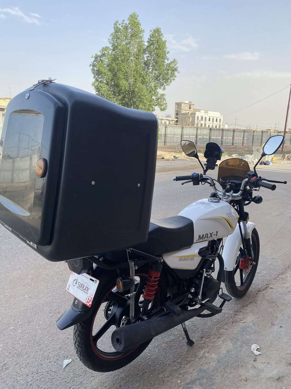 ‏دراجة سونيك موديل 26 محرك نظيف استخدام خمسة أيام محرك 200 سيسي ￼كل شيء نضيف للبيع هيه ومحلقاتهه كامله والسعر خاص والتواصل والاستفسار عله هاذ الرقم ***********
