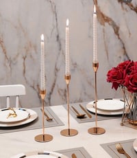 شمعدان ثلاثي • طقم شمعدان • ديكور بيت