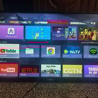 تم توفير شاشات حجم 55 العدد 2 شاشات نضيفه وانترنيت حديث وكامل مواصفات ...