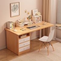 ميز خشب • ارجل معدن • 75×50×100سم