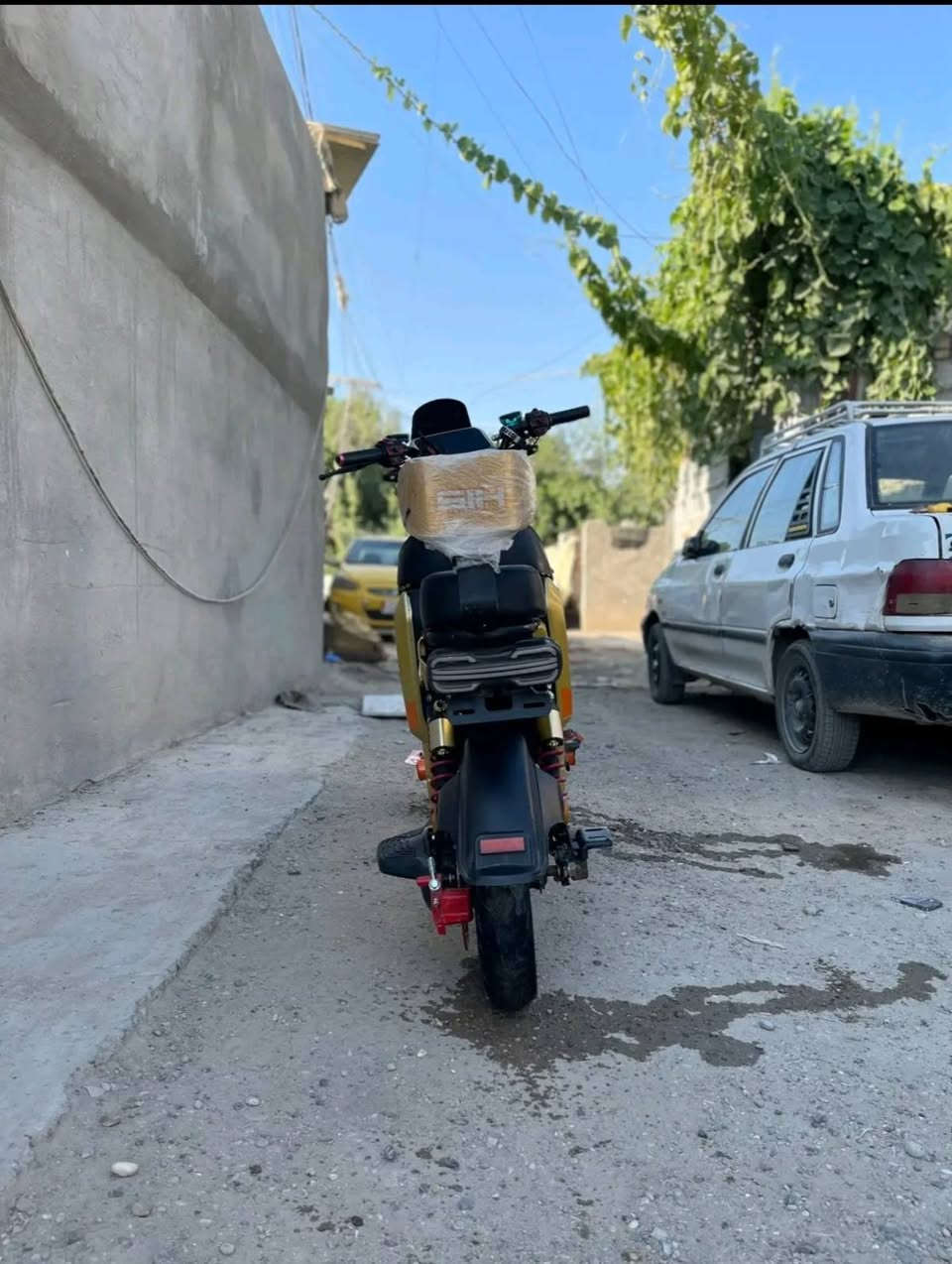 السلام عليكم دراجة شحن لبيع نوع x900 مواصفات
ملفهة 2000 واط حقيقي
3 منافذ شحن تلفون
بطراتها 30 امبير شرط فصح
دراجة كاملة
لايت عالي ناصي
ابلتوث
وبك
سرعتهة 109
مكاني بغداد
سعرها 500 وبيها مجال انشالله
رقمي توصل ***********
