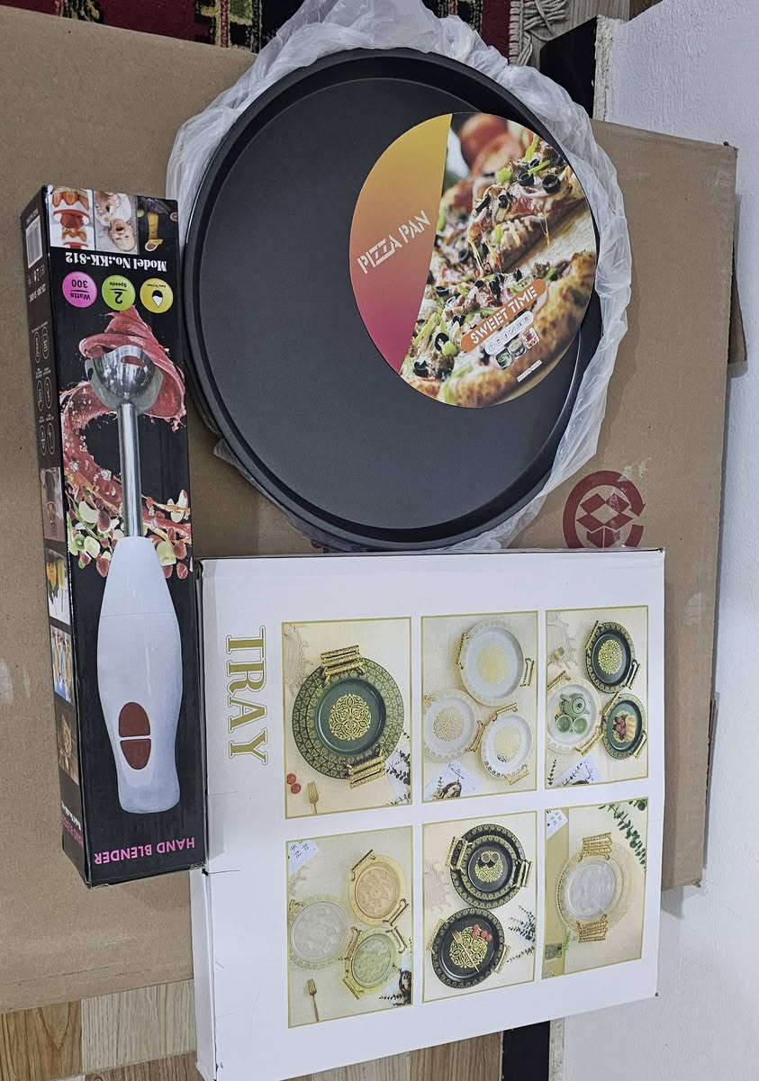 السلام عليكم عندي غراض منزليه جديده بالكارتون اسعارهن مناسبه هذا رقمي ***********
