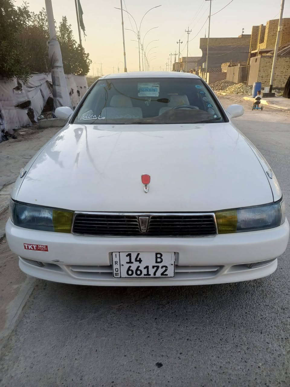 السلام عليكم احبتي كرستا لون لؤلؤي موديل 95
مكفولهً كفاله عامه من ضربه والكص ونقل الجثه وصبغ العام مكينه وكير. ونجي تبريد ثلج ويه سويج … #ريموت سنتر لوك. رقم بصره انكليزي مشروع وطني سنويه مجدده لغايه 30السعر 65العنوان ناصريه 
الاستفسار الاتصال ع الرقم ***********
