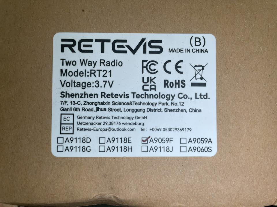 ووكي توكي Retevis أصلي 📡
جودة عالية وصوت واضح بدون تشويش 🔊
مناسب للمحلات، الشركات، الحراسة، المعامل، والرحلات
(متوفر نوعين) 
مدى اتصال قوي
بطارية تعيش
 سهل الاستخدام
 جديد داخل الكرتون + كل الملحقات
💰 سعر مناسب
🚚 توصيل لكل المحافظات

لايك + متابعة تشجعنا نجيب عروض أقوى


**إذا كنت صاحب هذا الإعلان وتريد حذفه لأي سبب، رجاءا أرسل رسالة إلى الدعم الفني**